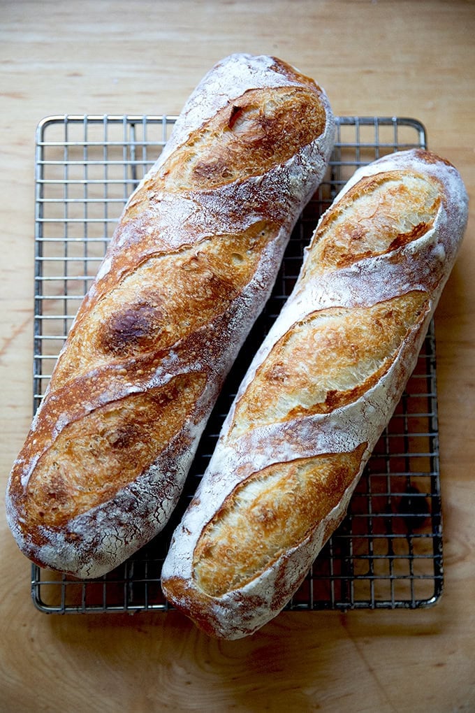 crusty open crumb baguettes - Article 1